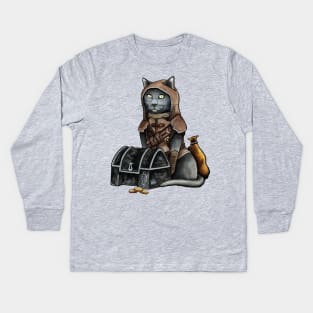 The Thieves Cat Only Kids Long Sleeve T-Shirt